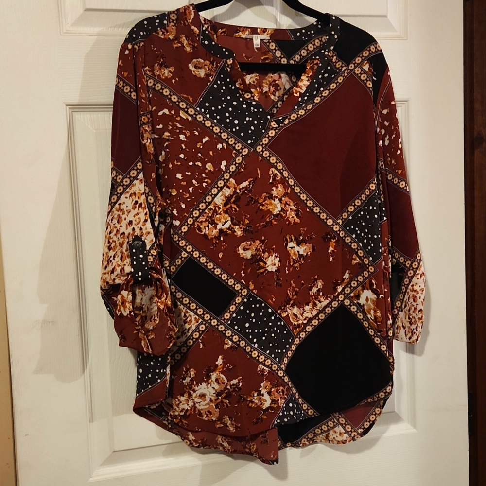 Maurices Floral Blouse